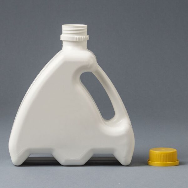 Plastic container with handle 1L B36 Serum with lid and stopper - Image 2