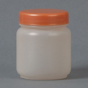 Plastic pot 110ml B47 with lid