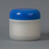 Double bottom plastic pot 120ml B70 with lid and seal