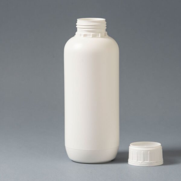 Plastic bottle 1L B50 with lid and stopper or seal without indicator - Image 2
