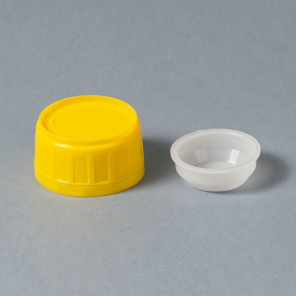 Frasco Plástico 125ml B50 con tapa y tapón o laina - Imagen 3
