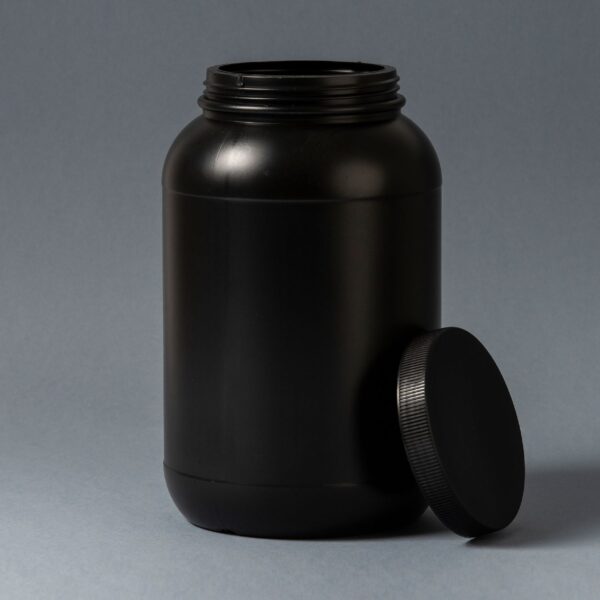 Plastic pot 4L B110 with lid - Image 2