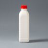 Frasco Plástico 1L  B36 Cuadrado yogurt con tapa tapón