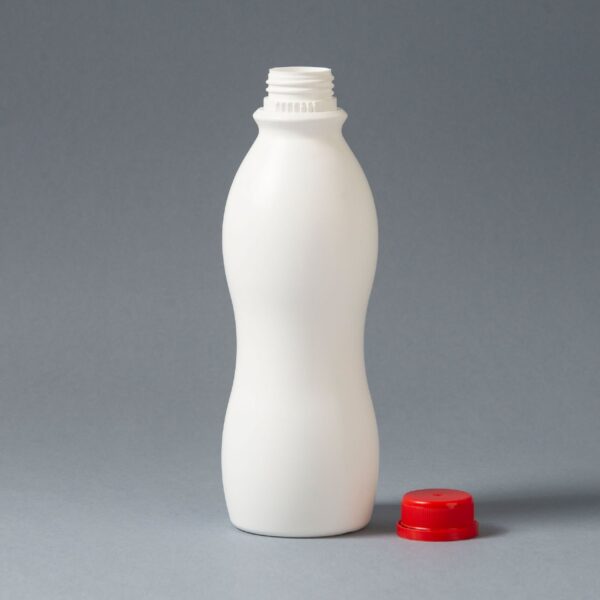 Plastic Bottle 946ml B36 Yogurt Silhouette with cap - Image 2