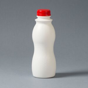 Frasco Plástico 450ml B36 Yogurt Silueta con tapa tapón