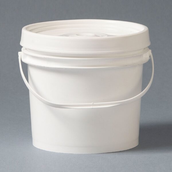 1L Plastic Bucket with lid and handle