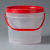 4L Clarified Plastic Bucket with lid and handle