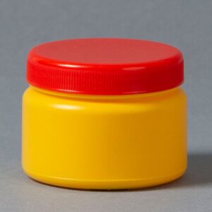 Pote Plástico 100ml B58 con tapa y tapón