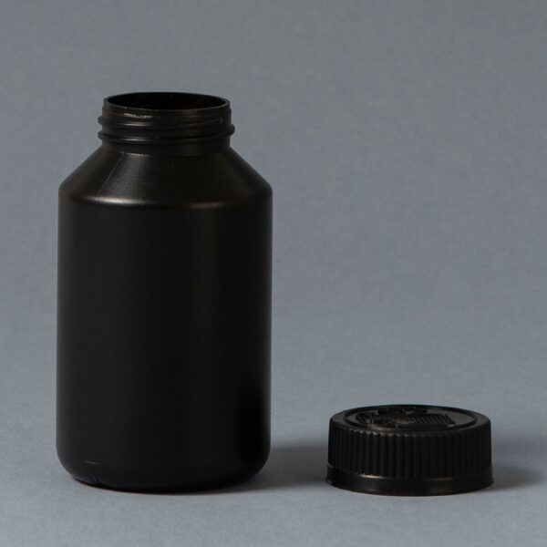 Plastic bottle 180ml B38 Pill box with child proof lid - Image 4