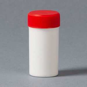 Pote Plástico farmaceutico con rejilla y Tapa