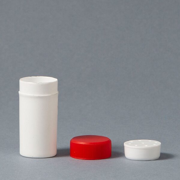 Pharmaceutical Plastic Pot with Grid and Lid - Image 2