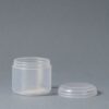 Pote Plástico ranurado 150ml B65 con tapa y laina - Imagen 2