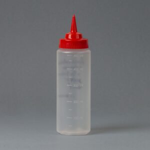 Plastic bottle 480ml B52 for sauce with tip cap
