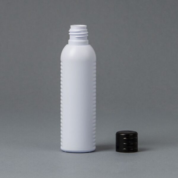 Plastic bottle 114ml B22 circular with screw cap - Image 2