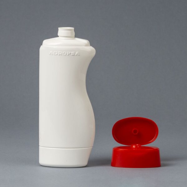 Envase Plástico 250ml B20 tapa Flip Top Oval - Imagen 2