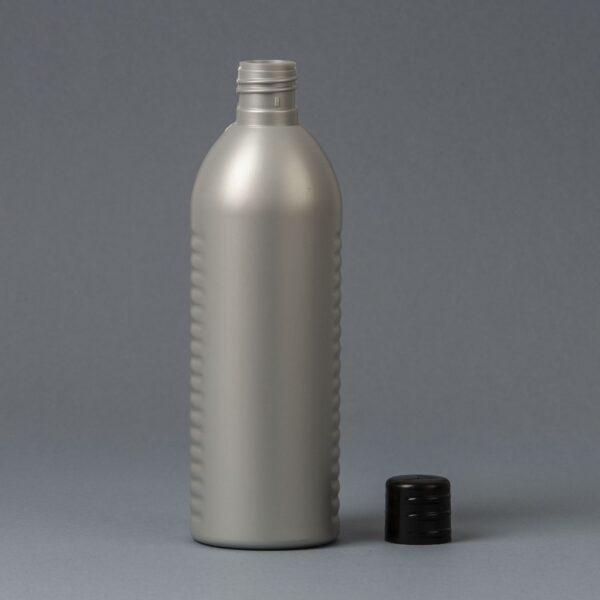 Plastic bottle 500ml B28 circular with screw cap - Image 2
