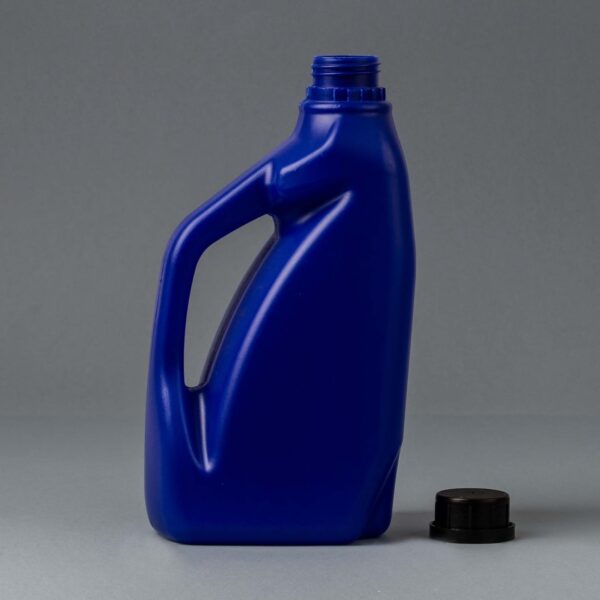 Plastic container with handle 2L B40 with lid and stopper - Image 2