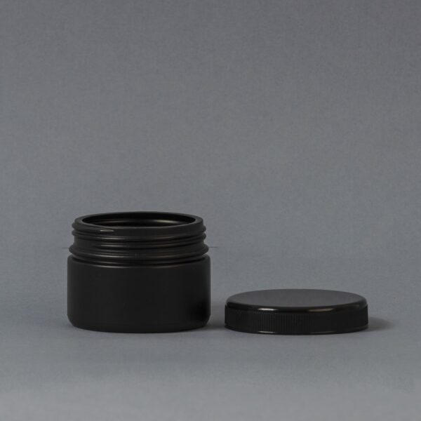 Plastic pot 100ml B60 with lid - Image 2