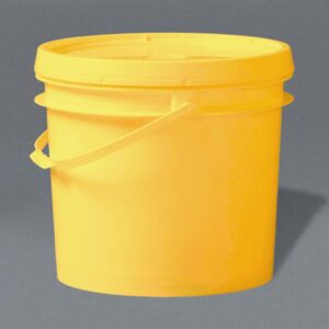 Balde Plástico Rojo de 4L color Amarillo