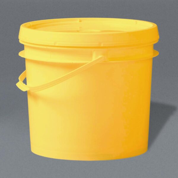 Balde Plástico Rojo de 4L color Amarillo