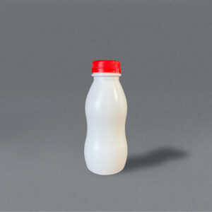 Frasco Plástico 300ml B36 Yogurt Silueta con Tapa Tapón